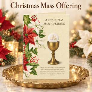 Catholic Christmas Card for Seminarian Vocation