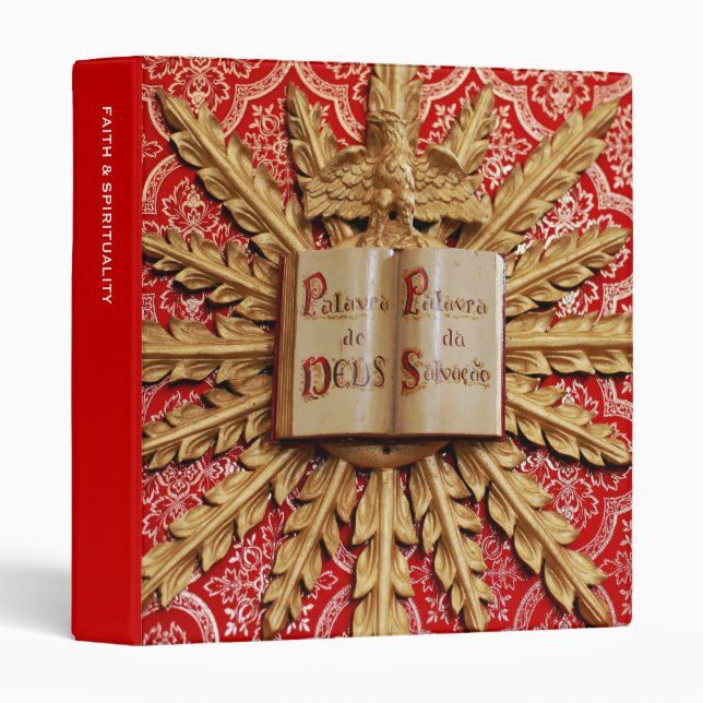 Catholic church decorations binder (Front/Spine)