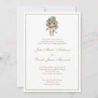 Catholic Cross  Eucharist Floral  Wedding