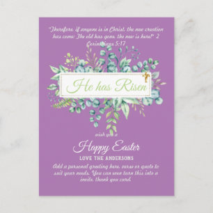 Catholic EASTER Cards Religious Verse Bible Quote