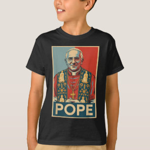 Catholic Election Pope Leo Xiv Christian Pope Robe T-Shirt