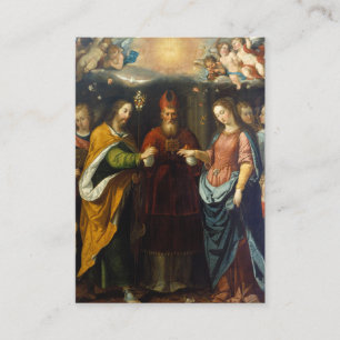 Catholic Engagement Courtship Wedding Prayer  Enclosure Card