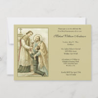 Catholic First Communion Boy St. Joseph