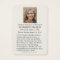 Catholic Funeral Memorial Jesus Prayer Card