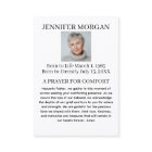 Catholic Funeral Memorial Jesus Prayer Holy Card