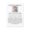 Catholic Funeral Memorial Jesus Prayer Holy Card