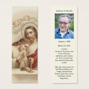 Catholic Funeral Memorial Prayer Holy Book Mark