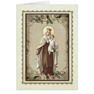 Catholic Funeral Sympathy Holy Card Thank You