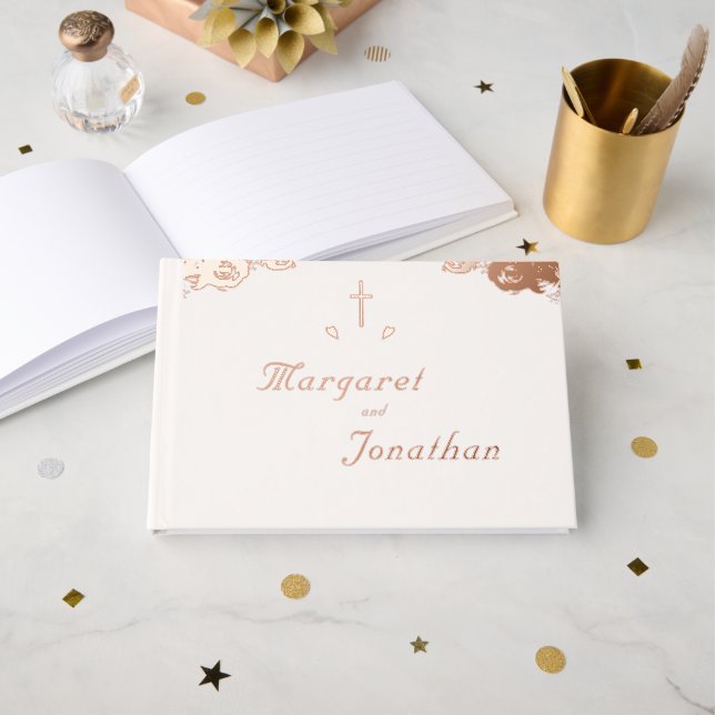 Catholic Grace  Guest Book (Front Open)