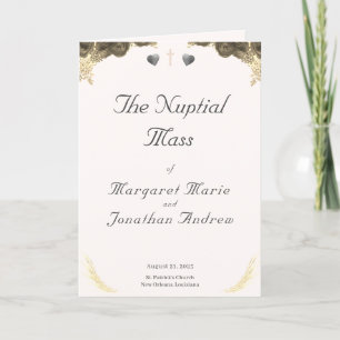 Catholic Grace Wedding Program