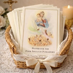 Catholic Holy Souls Purgatory Prayer St. Gertrude