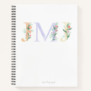 Catholic JMJ Spiral Notebook