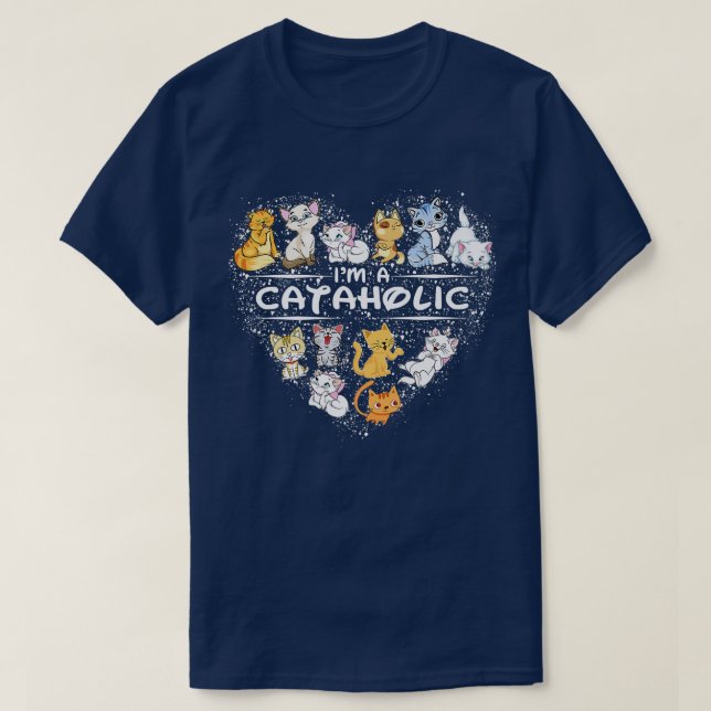 Catholic lover tee (Design Front)