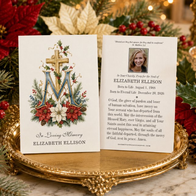 Catholic Marian Christmas Funeral Memorial (Creator Uploaded)