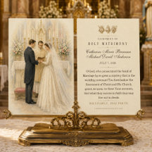 Catholic Marriage Blessing Wedding Prayer Favour 