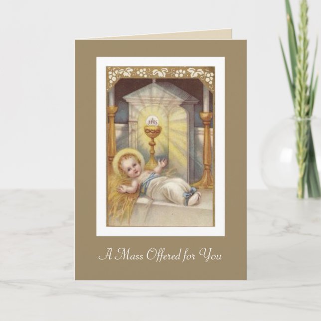 Catholic Mass Offering Card (Front)