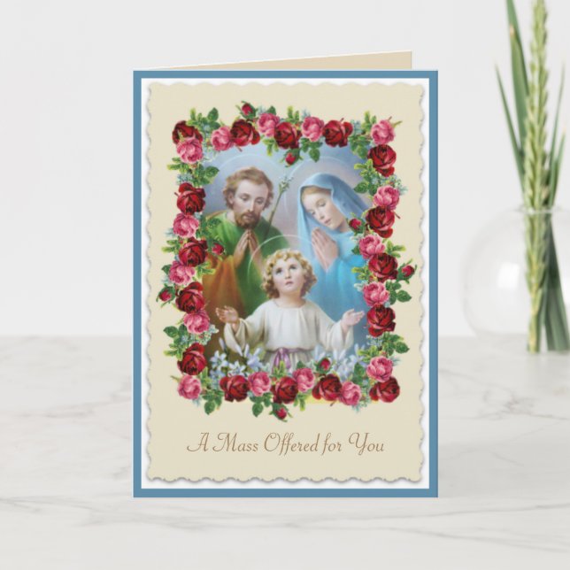 Catholic Mass Offering Card (Front)