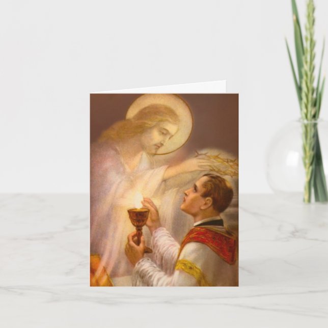 Catholic Mass Offering Memorial Card (Front)