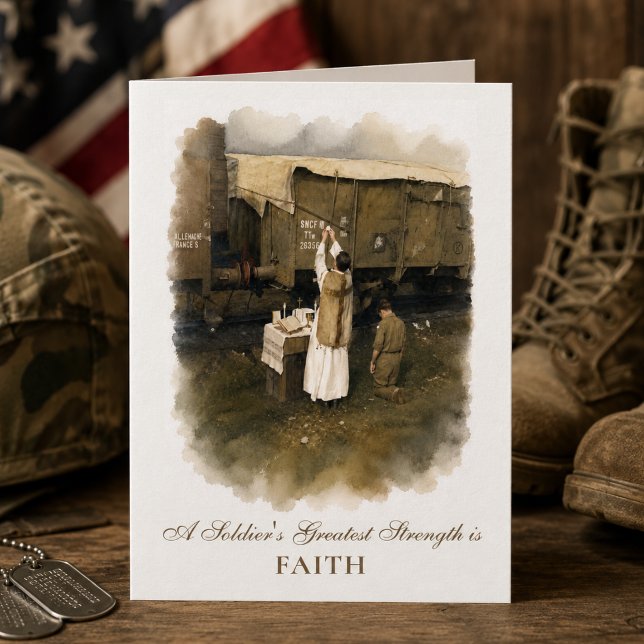 Catholic Military Blessing Deployment Prayer Card (Creator Uploaded)