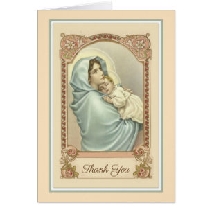 Catholic Mother Mary  Condolence Thank You