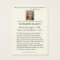 Catholic MOUNT CARMEL Funeral Prayer Card