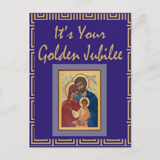 Catholic Nun Golden Jubilee Cards (Front)