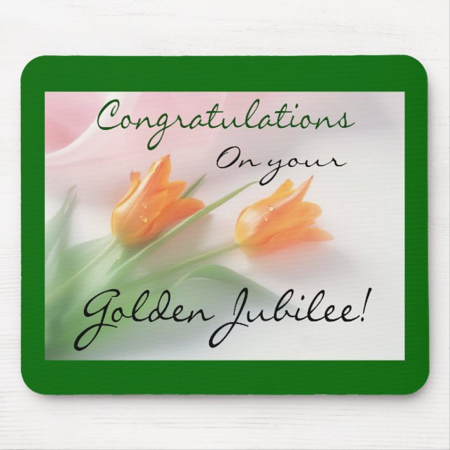 Catholic Nun "Golden Jubilee" Cards & Gifts Mouse Pad (Front)