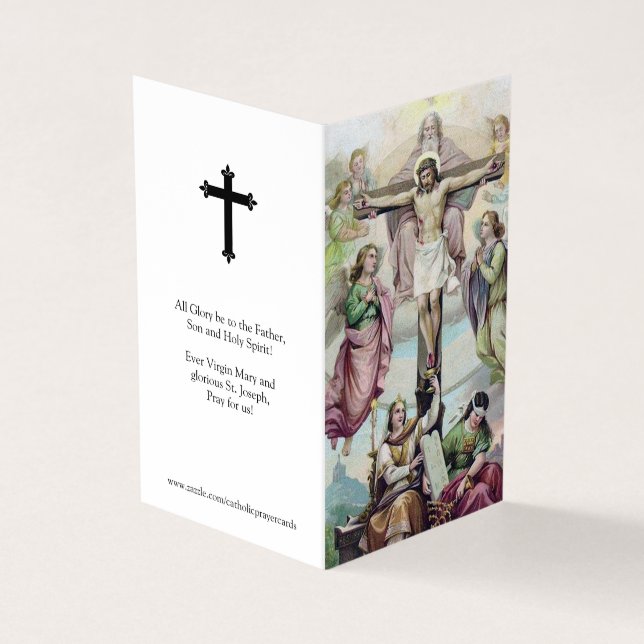 Catholic Prayer Cards | Crucifixion of Jesus 3 (Outside)