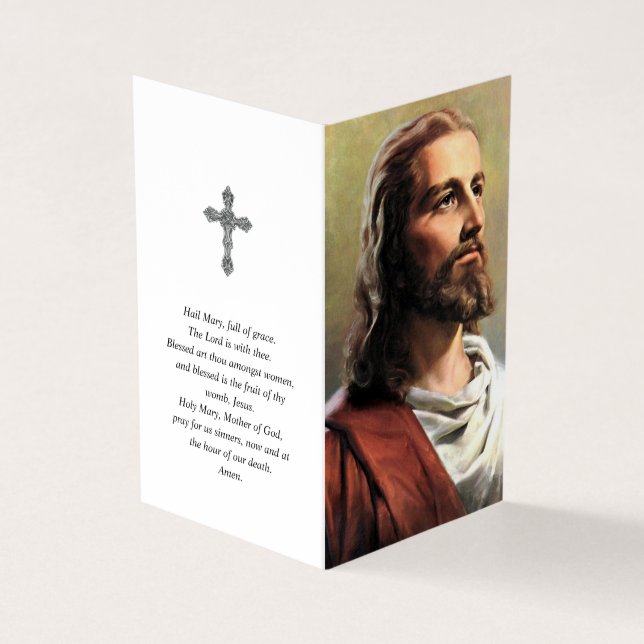 Catholic Prayer Cards | Jesus Christ (Outside)