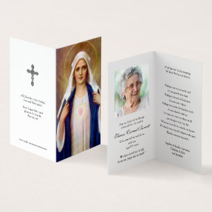 Catholic Prayer Cards   Mother Mary 1