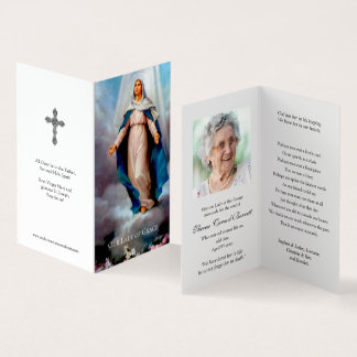 Catholic Prayer Cards | Our Lady of Grace