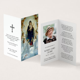 Catholic Prayer Cards | Virgin & Angels