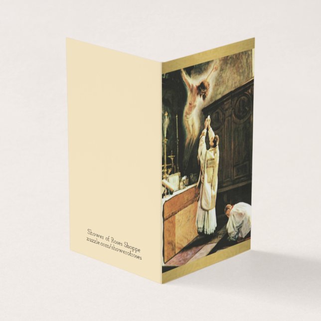 Catholic Prayer of Reparation Priests Holy Cards (Outside)
