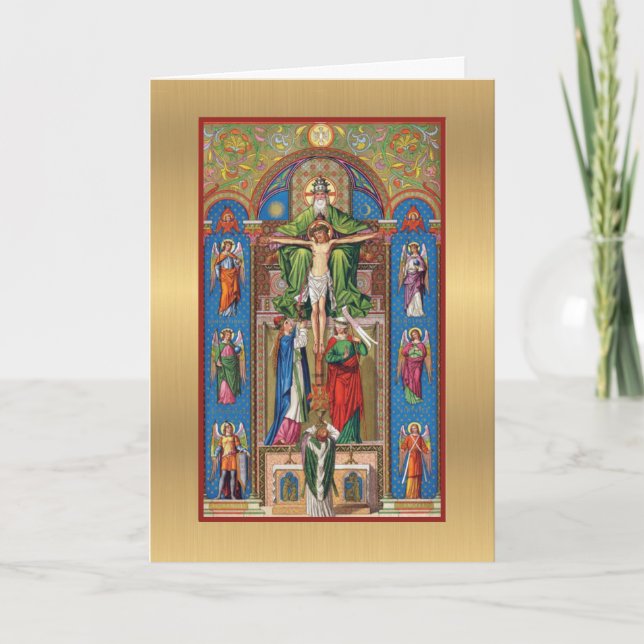 Catholic Priest Anniversary Ordination Mass Card (Front)
