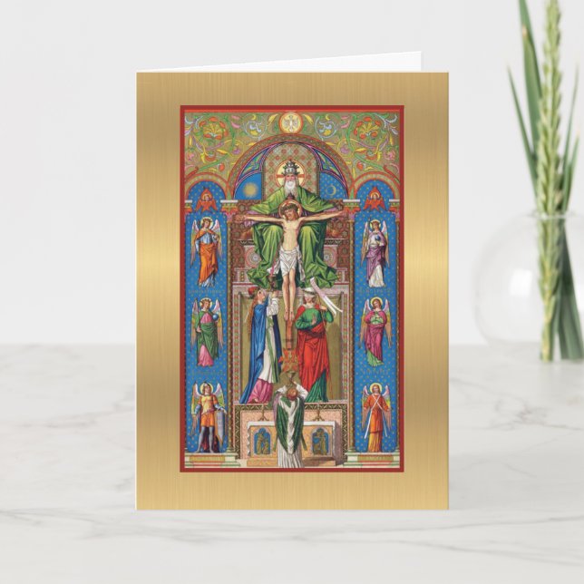 Catholic Priest Anniversary Ordination Mass Card (Front)