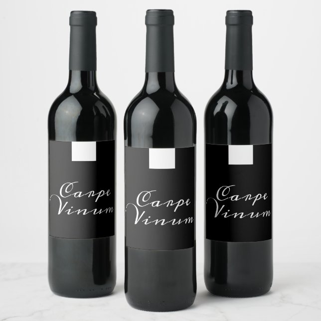 Catholic Priest Clergy Traditional Roman Collar Wine Label (Bottles)