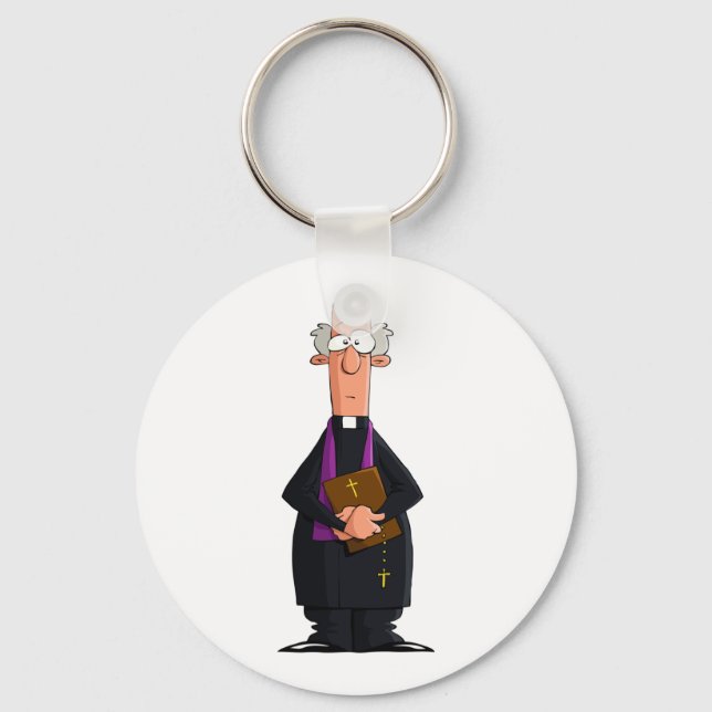 Catholic Priest Keychain (Front)
