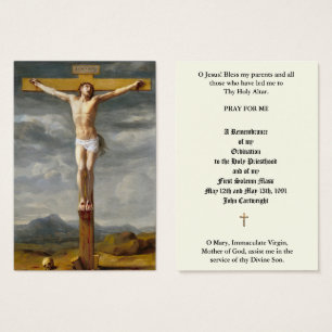 CATHOLIC PRIEST ORDINATION ANNIVERSARY HOLY CARDS