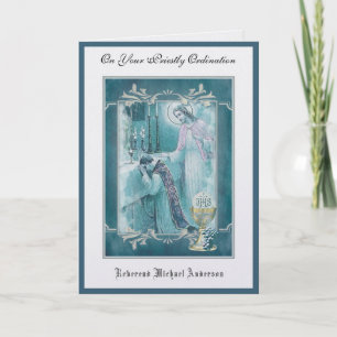 Catholic Priest Ordination Religious Jesus Card