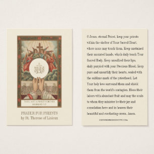 Catholic Priest Prayer by St. Therese of Lisieux