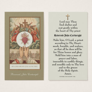 Catholic Priest Sacred Heart Prayer Religious 