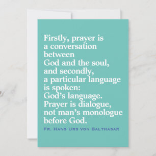 Catholic Quote Card