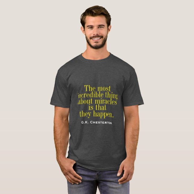 Catholic Quote Graphic T-Shirt (Front Full)