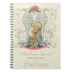 Catholic Religious Virgin Mary Prayer Journal