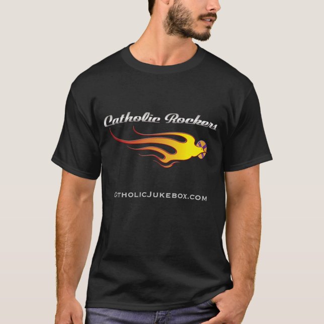 Catholic Rockers T-Shirt (Front)