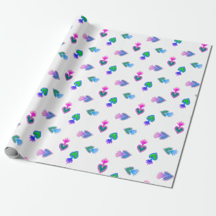 Catholic Sacred Heart White Wrapping Paper