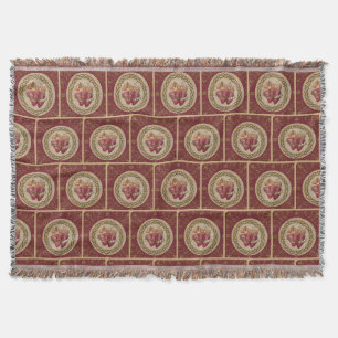 Catholic Sacred Immaculate Heart of Jesus and Mary Throw Blanket