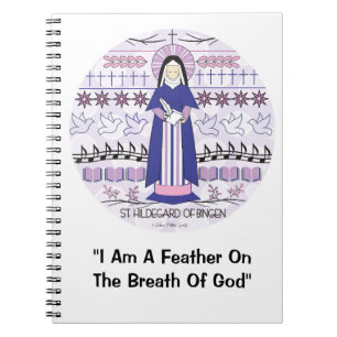 Catholic Saint Notebook: St. Hildegard Bingen Notebook