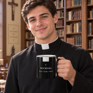 Catholic Seminarian — Pray • Study • Serve Mug