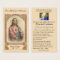 Catholic Spanish Jesu Funeral Memorial Holy Card -